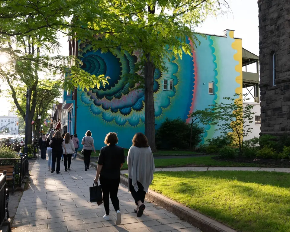 Raymond W Brown Mural Wall
